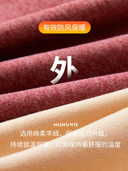 【2022新款】MUMUWIE羊绒蚕丝保暖背心秋冬防风保暖锁温绵柔舒适贴身无痕修身显瘦 商品图3