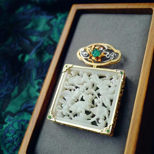 岁月拾遗 精品古玉吊坠   一路连科 项链 商品图2