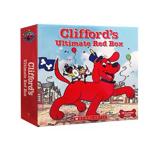 英文原版 Clifford Ultimate Red Box 大红狗克里弗系列 10册 甜蜜温馨幽默绘本 儿童启蒙图画故事书 商品图0