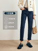 OLrain欧芮儿法式加厚牛仔裤女春季2025年新款高腰直筒翻边老爹裤 商品缩略图1