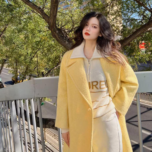 Laurel劳芮 泰迪绒羊毛大衣LWL334D02200 商品图9