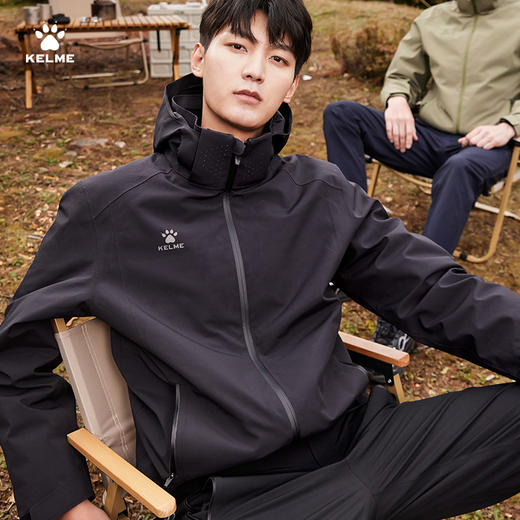 【亚洲杯同款】卡尔美运动羽绒服官方旗舰 男户外羽绒衣可拆内胆两件套8263YR1011 商品图4