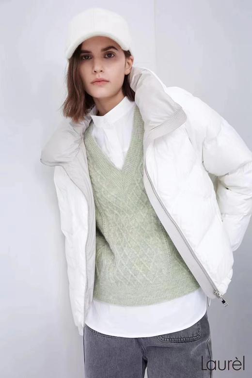 Laurel劳芮 御寒保暖短款鹅绒羽绒服LWL334L01600 商品图2