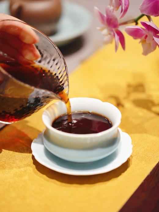 2021尚茶方砖熟茶/回归款/甘甜润泽 温醇 商品图6