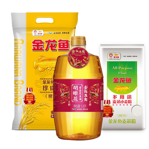 金龙鱼 米面油套餐 三件套 CX150-01 商品图0