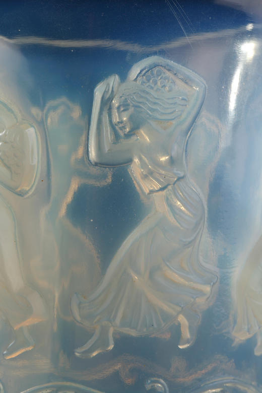 独角鹿西洋古董法国LALIQUE莱俪Danseuses女舞者款水晶花瓶摆件 商品图3