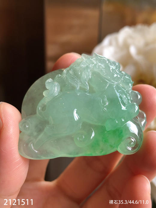 冰飘翠麒麟裸石 45999【2121511】 商品图3