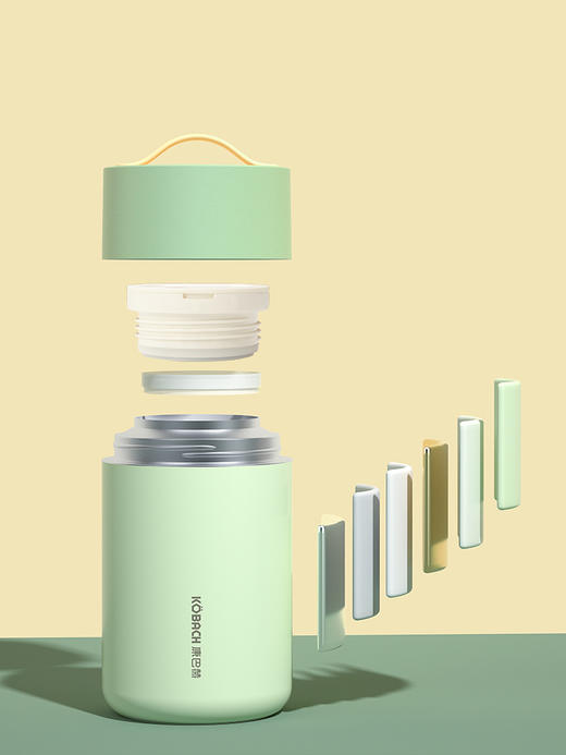 康巴赫焖烧杯316不锈钢保温杯 商品图3