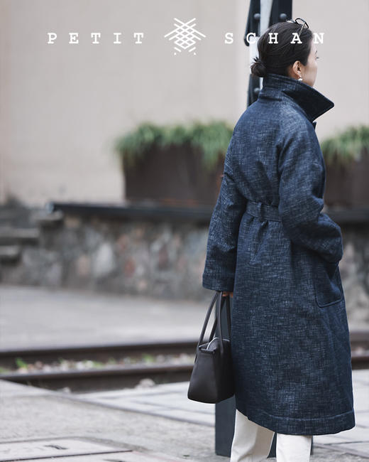 PETIT SCHAN小闪 CLO#152 Café de Flore 花神咖啡馆 羊毛系带长外套/长款大衣 商品图5
