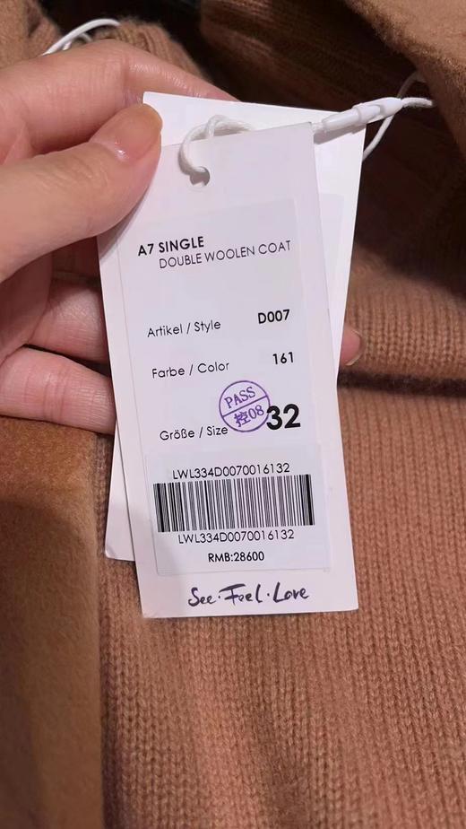 Laurel劳芮 轻奢品牌毛呢大衣 LWL334D00700 商品图5