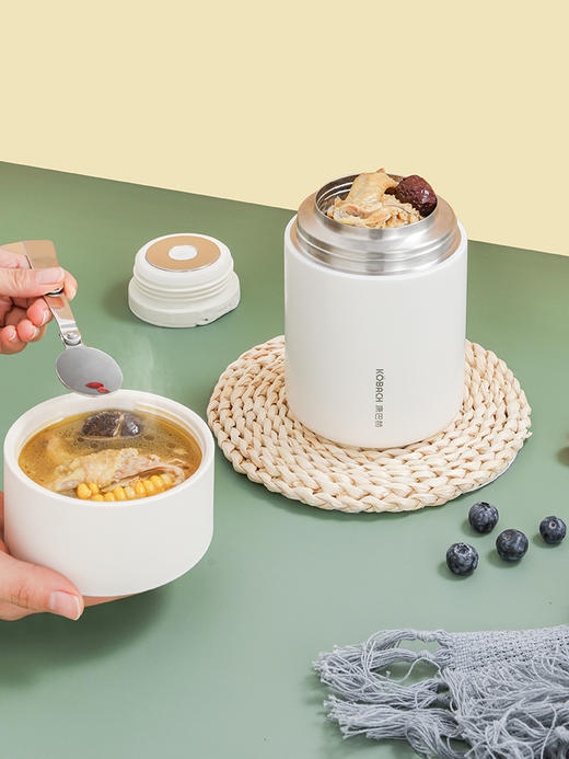 康巴赫焖烧杯316不锈钢保温杯 商品图8