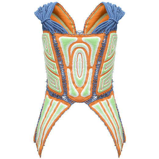 NAN KNITS手钩拼接膨体马甲 ——AW22新品 商品图2