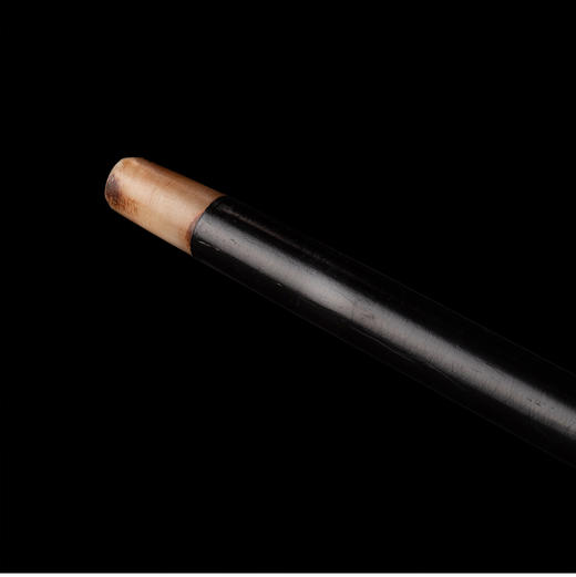 独角鹿西洋古董内嵌表盘青铜雕花修饰杖柄黑漆硬木杖身绅士手杖 商品图4