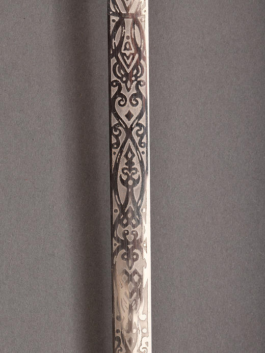 独角鹿西洋古董皮革铜鎏金Patriarchs Militant兄弟会佩剑未开刃 商品图3