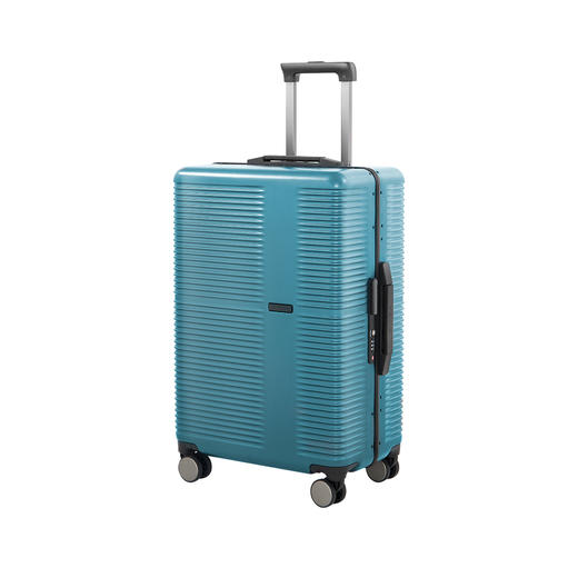 银座新款PC行李箱男窄铝框商务登机箱20寸旅行箱女A-9671K 商品图0