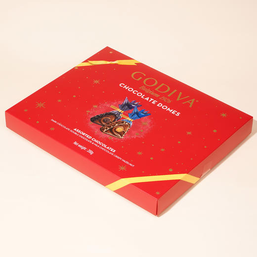 歌帝梵臻粹巧克力礼盒精选20颗装（红色）200g 商品图1