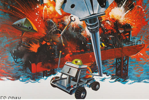 独角鹿西洋古董Robert McGinnis经典英国电影007之金刚钻原版海报 商品图4