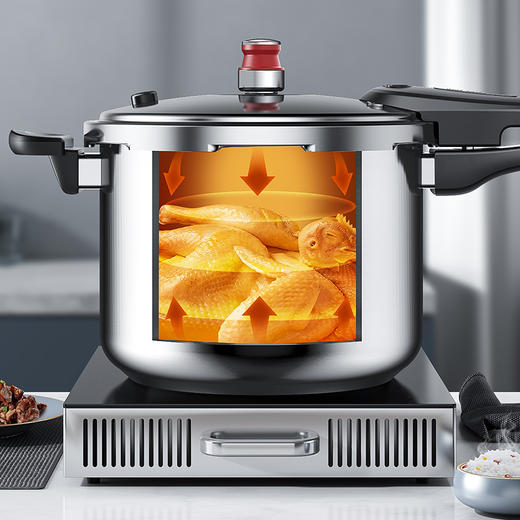 康巴赫高压锅304不锈钢小红帽压力锅快煮安全防爆 商品图4