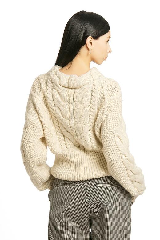 ZARA 米色粗棒针织毛衣 53 商品图5