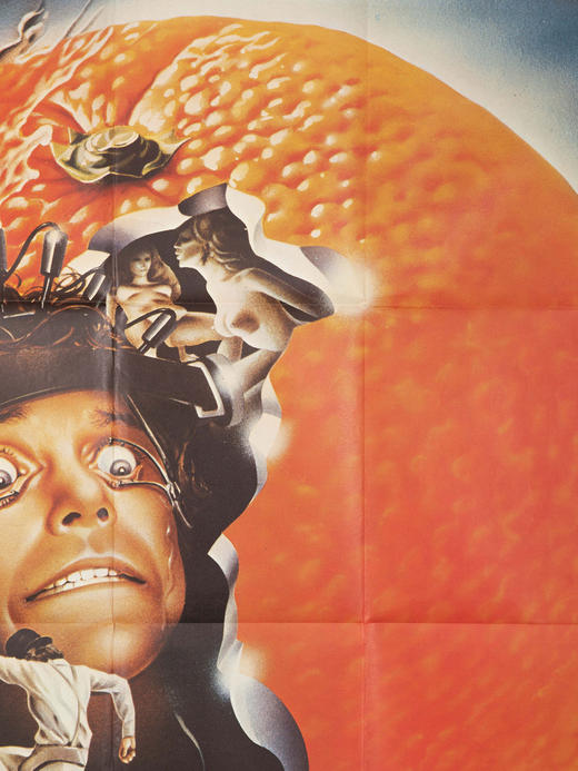 独角鹿西洋古董Stanley Kubrick执导英美联合电影发条橙原版海报 商品图3