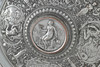 独角鹿西洋古董1875年代英国镀银青铜金星维纳斯玫瑰水盘圆形盾牌 商品缩略图3