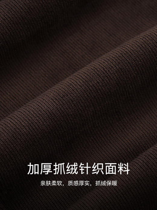 OLrain欧芮儿法式加厚抓绒休闲裤女秋冬2024新款高腰束脚运动卫裤 商品图2