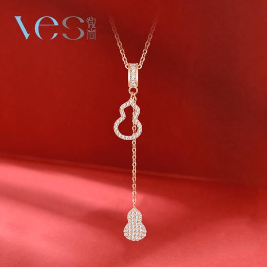 我们的小幸葫流苏银925葫芦套链 商品图0