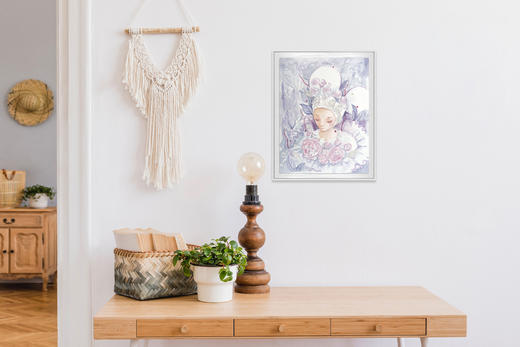 郭玲《绽放》版画 商品图4