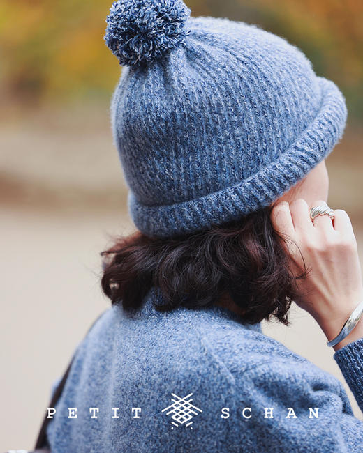 PETIT SCHAN小闪 #043 twinkle twinkle little star 繁星闪烁 秋冬高端针织系列花纱纯山羊绒螺旋状坑条多种戴法冷帽 商品图1