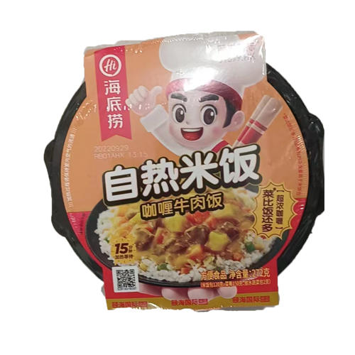 海底捞咖喱牛肉自热米饭272g 商品图0
