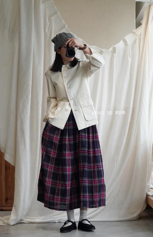 Khadi &Co复古白/深蓝/粉色外套 商品图12