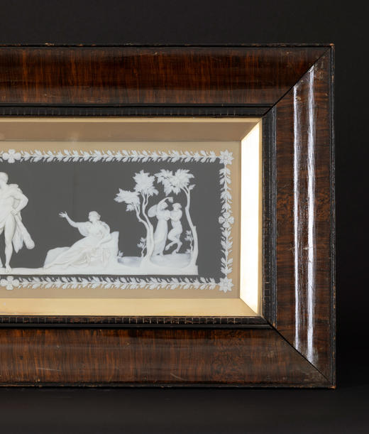 独角鹿西洋古董玮致活Wegdwoodt陶瓷工坊新古典主义风格墙壁挂饰 商品图2