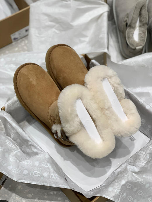 牛角扣两粒 中筒-栗色 商品图3