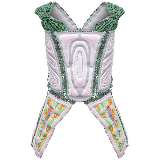 NAN KNITS手钩拼接膨体马甲 ——AW22新品 商品图0