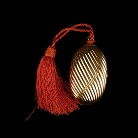 独角鹿西洋古董意大利宝格丽18K金镶嵌钻石椭圆形女士晚宴包