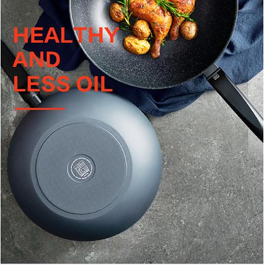 意大利进口ALLUFLON黑曜石不粘炒锅32cm 商品图6