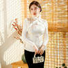 冬款新款，加厚织锦缎夹棉马甲旗袍年轻气质两件套装GSJ-141 商品缩略图2