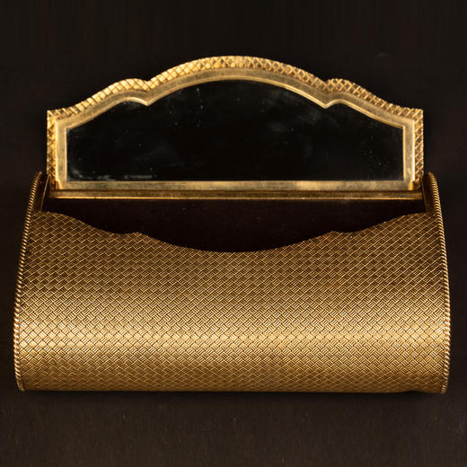 独角鹿西洋古董法国珠宝世家出品18K黄金编织晚宴包 商品图4