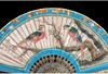独角鹿西洋古董广东十三行银鎏金累丝烧蓝扇骨双面手绘纸面折扇 商品缩略图4