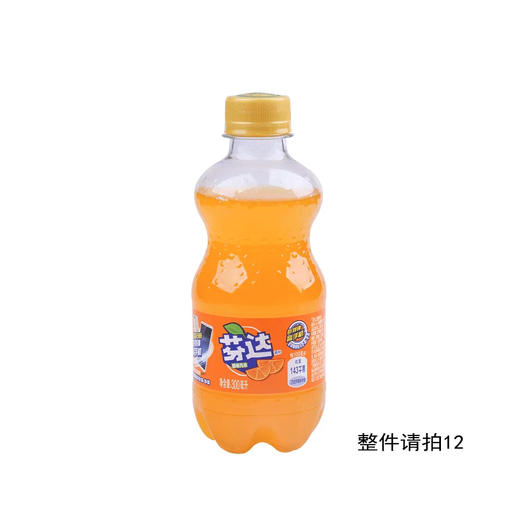 芬达橙味瓶装汽水300ml 商品图0