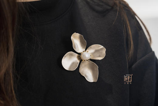 巴洛克珍珠.静待花开复古多用胸针 商品图2