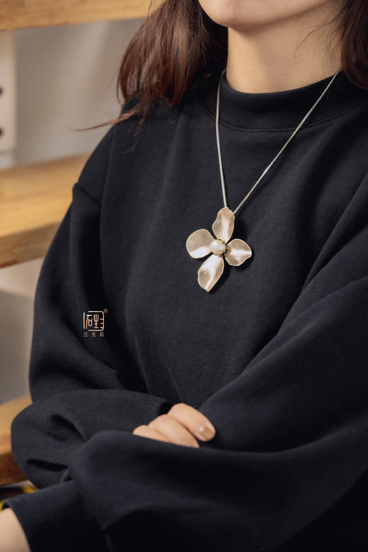 巴洛克珍珠.静待花开复古多用胸针 商品图6