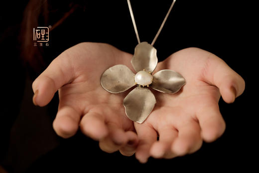 巴洛克珍珠.静待花开复古多用胸针 商品图1