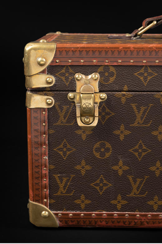 独角鹿西洋古董法国奢侈品牌出品经典Monogram老花款香水瓶收纳箱 商品图2