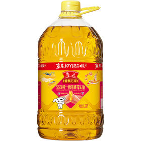 鲁花 食用油 5S物理压榨一级花生油6.09L 香飘万家系列 浓香花生油