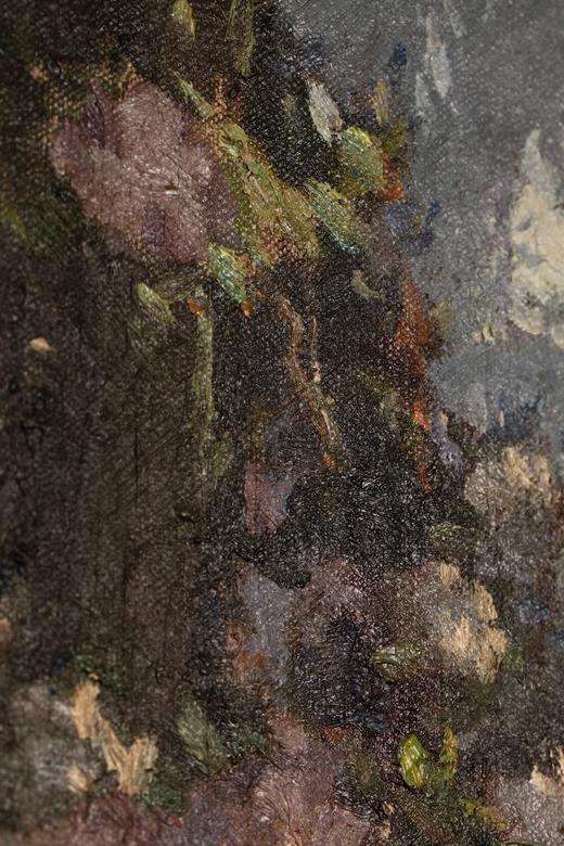 独角鹿西洋古董油画英国艺术家Augustus W. Enness作品《邱园》 商品图4
