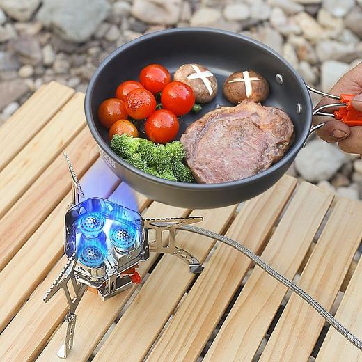 耐高温 易清洗 耐用户外锅具 野炊野餐套锅 烧水壶露营野营装备用品大全卡式炉便携炊具hwa11 商品图6