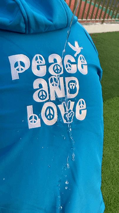 严素软壳外套夹克，爱与和平，严素态度，防风、保暖、透气 商品图3