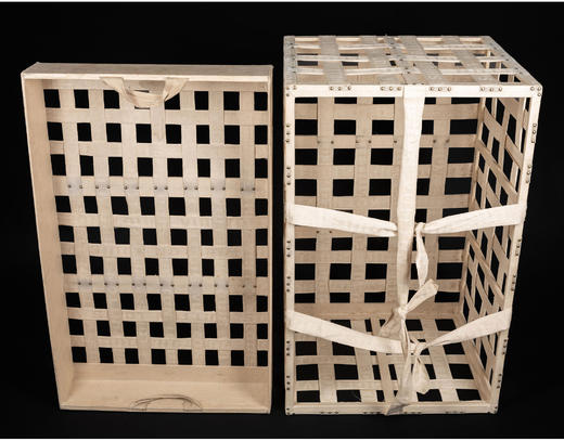 独角鹿西洋古董奢侈品牌Monogram经典老花款黑色皮革饰边方形帽箱 商品图3