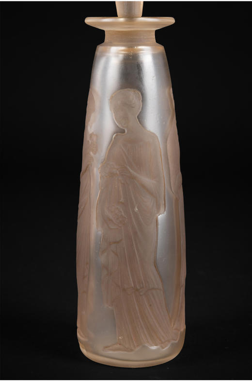 独角鹿西洋古董Lalique莱俪Coty Ambres Antique系列水晶香水瓶 商品图2
